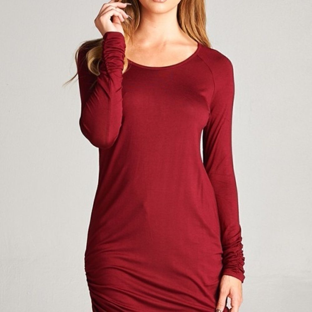 New Scrunch side long top